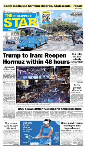 Cover of The Philippine Star