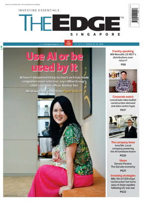 Cover of The Edge Singapore