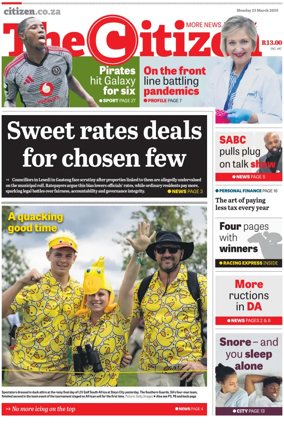 Cover of The Citizen (Gauteng)