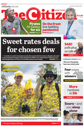 Cover of The Citizen (KZN)