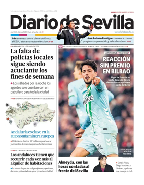 Cover of Diario de Sevilla