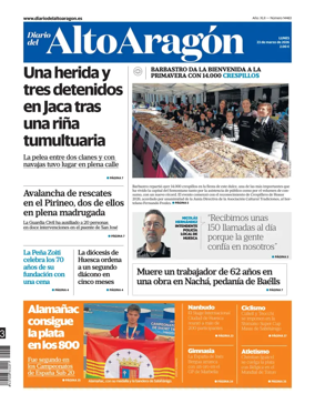 Cover of Diario del Alto Aragon