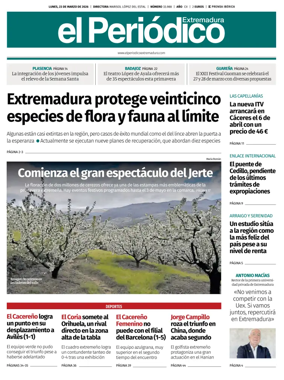 Cover of El Periodico Extremadura