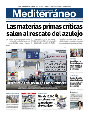 Cover of El Periodico Mediterraneo