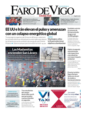 Cover of Faro de Vigo (Ourense)