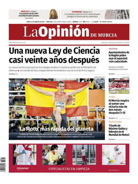 Cover of La Opinion de Murcia