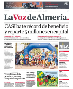 Cover of La Voz de Almeria