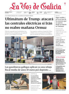 Cover of La Voz de Galicia (Carballo)