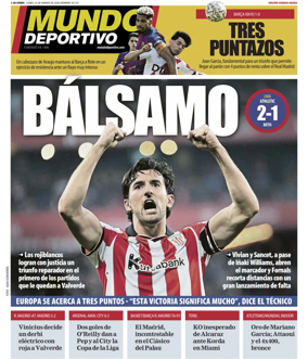 Cover of Mundo Deportivo (Bizkaia-Araba)