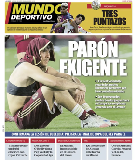 Cover of Mundo Deportivo (Gipuzkoa)