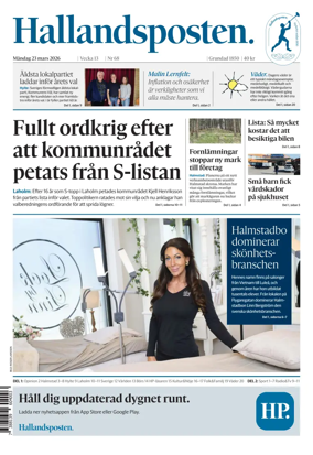 Cover of Hallandsposten