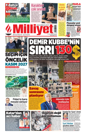 Cover of Milliyet