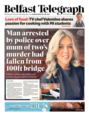 Cover of Belfast Telegraph
