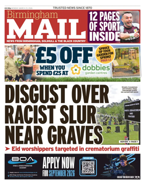 Cover of Birmingham Mail