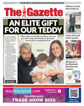 Cover of Blackpool Gazette