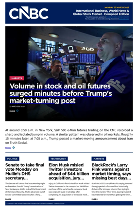 Cover of CNBC