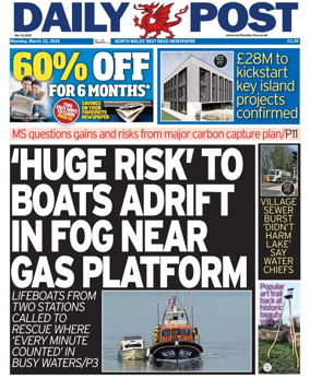 Cover of Daily Post (North Wales)