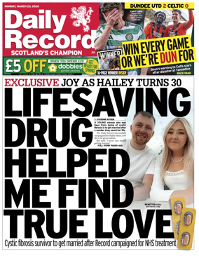 Cover of Daily Record