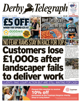 Cover of Derby Telegraph