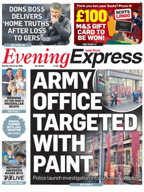 Cover of Evening Express
