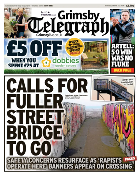 Cover of Grimsby Telegraph