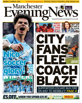 Cover of Manchester Evening News
