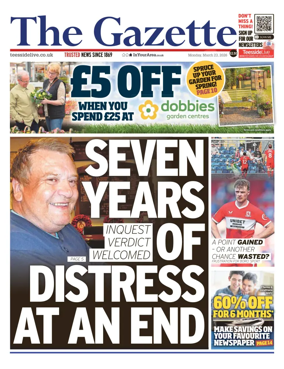 Cover of Teesside Evening Gazette