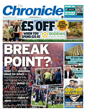 Cover of The Chronicle (South Tyneside and Durham)