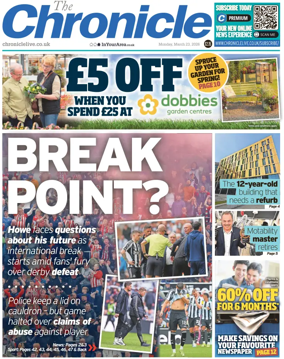 Cover of The Chronicle (UK)