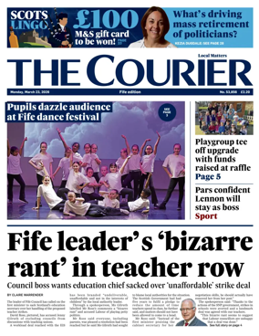 Cover of The Courier & Advertiser (Fife Edition)