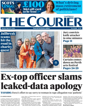Cover of The Courier & Advertiser (Perth and Perthshire Edition)