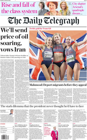 Cover of The Daily Telegraph