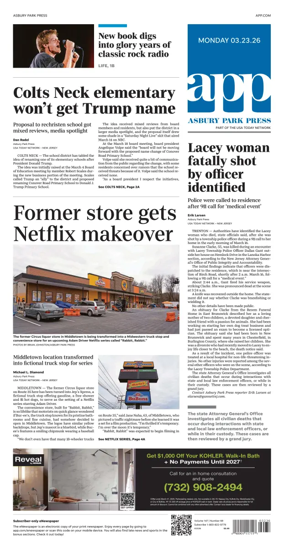 Cover of Asbury Park Press