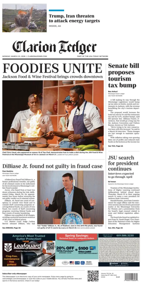 Cover of Clarion Ledger