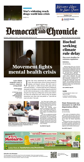 Cover of Democrat and Chronicle