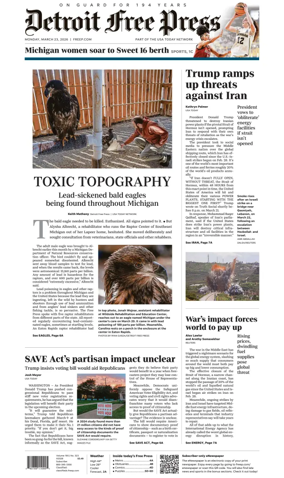 Cover of Detroit Free Press