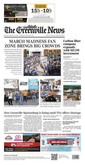 Cover of The Greenville News