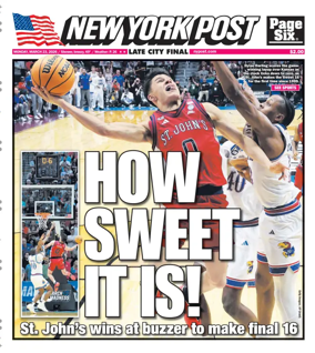 Cover of New York Post