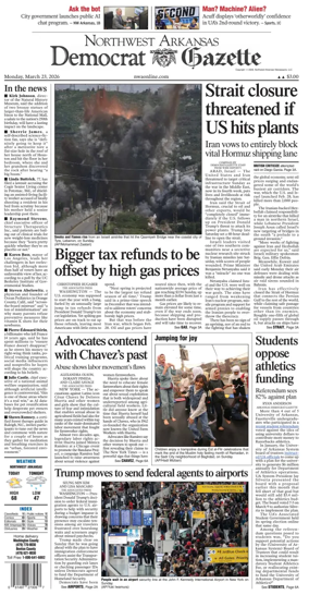 Cover of Northwest Arkansas Democrat-Gazette