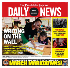 Cover of Philadelphia Daily News
