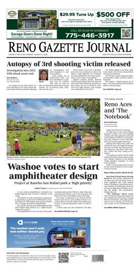 Cover of Reno Gazette Journal