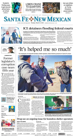 Cover of Santa Fe New Mexican