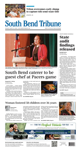 Cover of South Bend Tribune