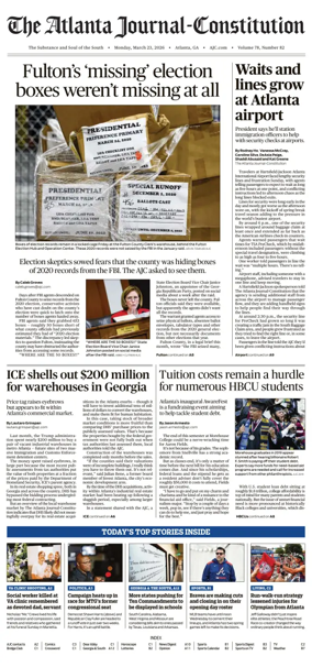 Cover of The Atlanta Journal-Constitution