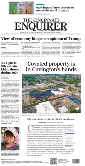 Cover of The Cincinnati Enquirer