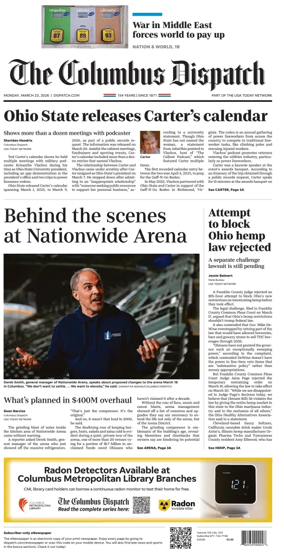 Cover of The Columbus Dispatch