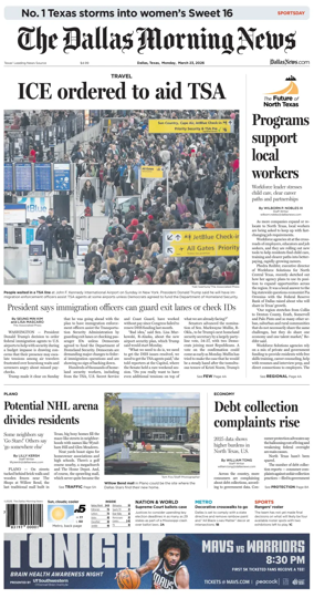 Cover of The Dallas Morning News