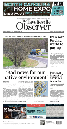 Cover of The Fayetteville Observer