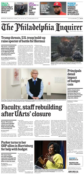 Cover of The Philadelphia Inquirer