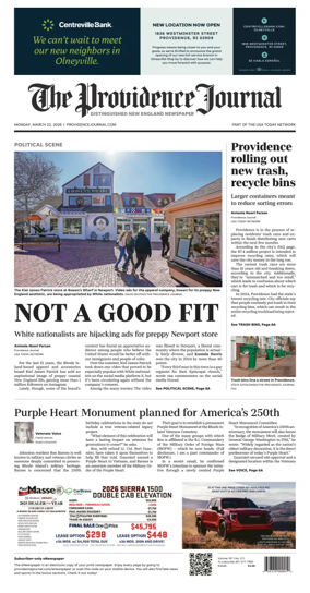 Cover of The Providence Journal